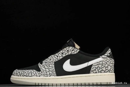 Black 1 Jordan Cement OG Retro Low 0724